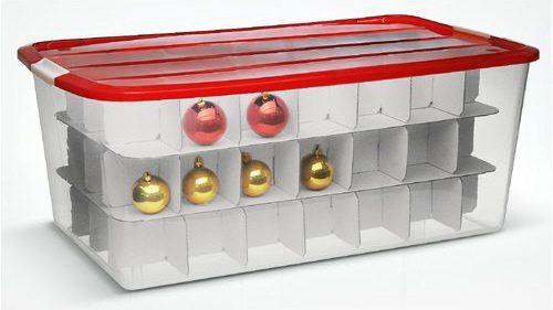 Plastic Christmas Ornament Storage